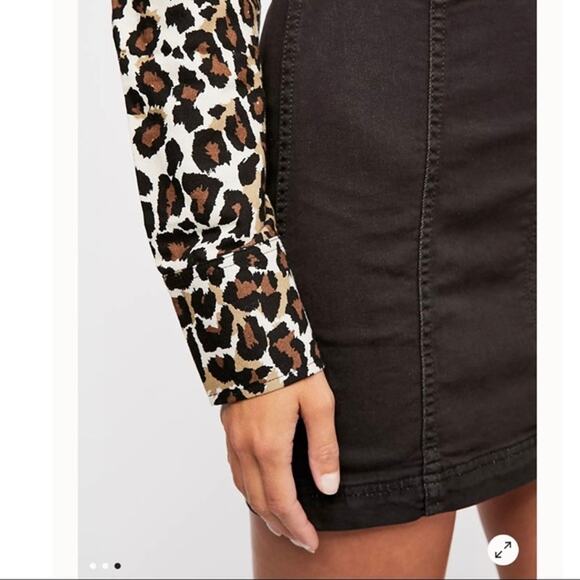 Free People Denim Modern Fem High Rise Mini Skirt - Picture 9 of 11